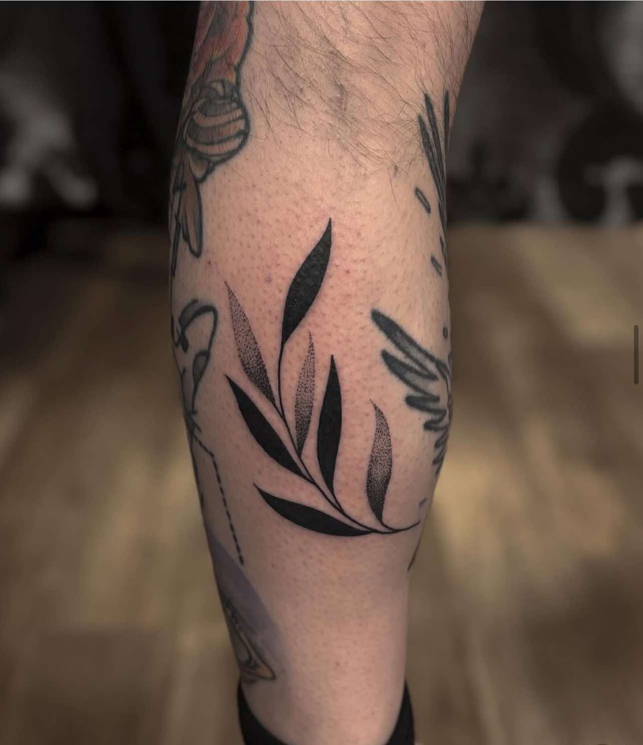 Blackwork tattoo by Bri