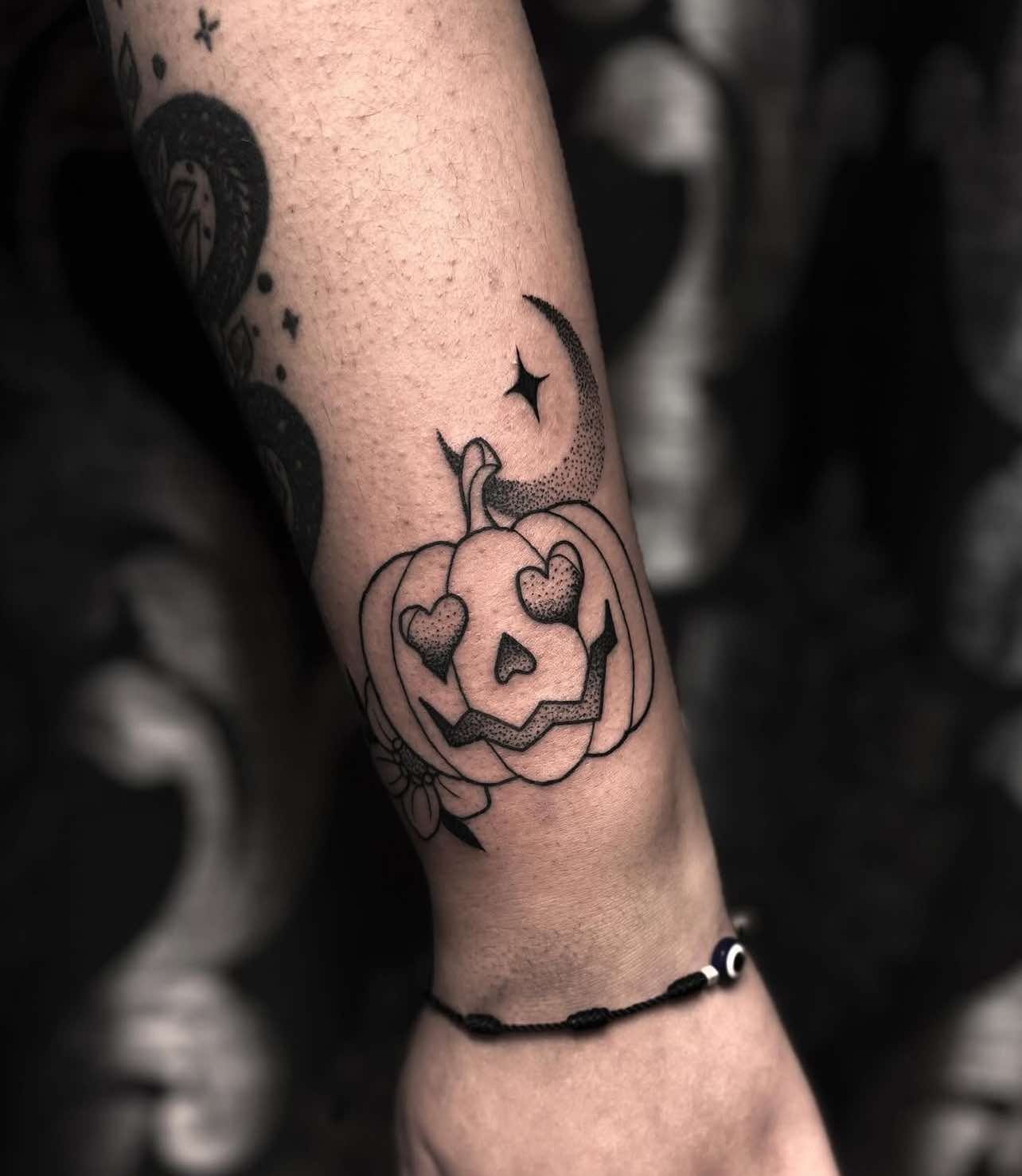 Blackwork tattoo by Bri