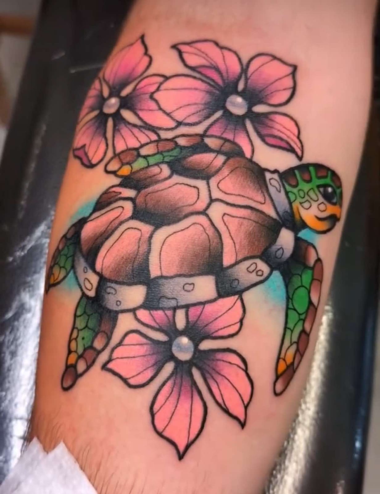 Neo-Traditional tattoo by Tyler Wolf
