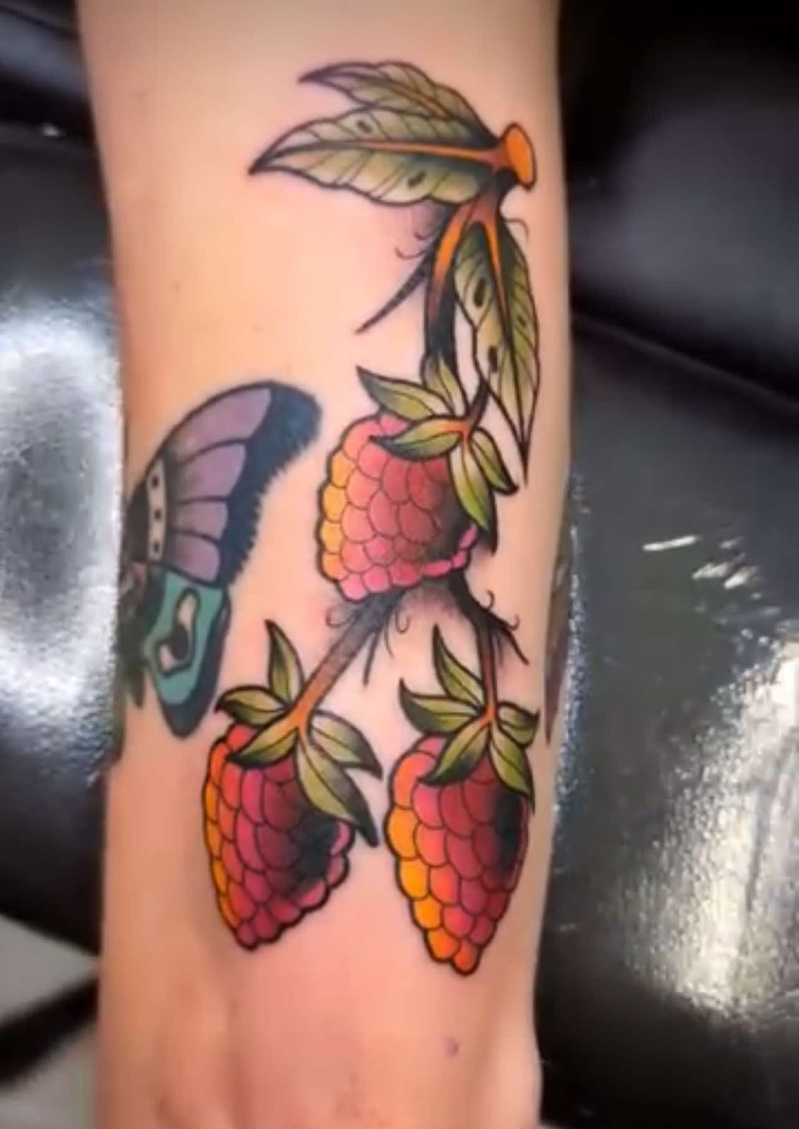 Neo-Traditional tattoo by Tyler Wolf