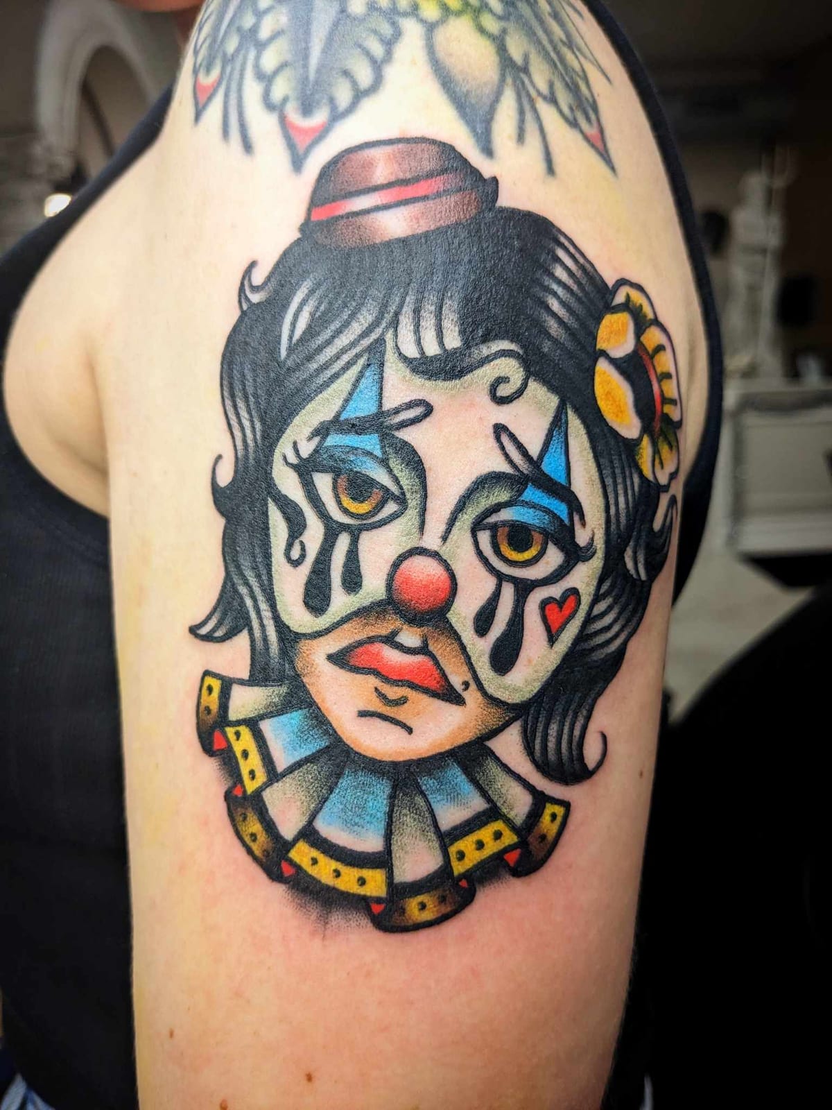 Traditional tattoo by Tyler Wolf
